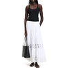 image:imagekate spade new york Womens Daisy Eyelet Tiered Maxi SkirtFresh White
