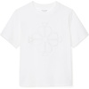 image:imagekate spade new york Womens Embroidered Spade Flower Logo TeeFresh White