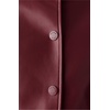 image:imagekate spade new york Womens Faux Nappa Leather JacketRoasted Pomegranate