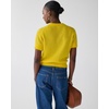 image:imagekate spade new york Womens Fuzzy Short Sleeve SweaterRich Lemon