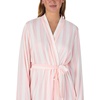 image:imagekate spade new york Womens Jersey Knit Bathrobe  Long Sleeve Above Knee Length Robe  Sleepwear amp LoungewearPastry Pink Cabana Stripe