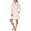 image:imagekate spade new york Womens Jersey Knit Bathrobe  Long Sleeve Above Knee Length Robe  Sleepwear amp LoungewearPastry Pink Cabana Stripe