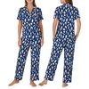 image:imagekate spade new york Womens Kate Spade New York Womens Cropped Pant Pj SetIcy Treats