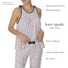 image:imagekate spade new york Womens Kate Spade New York Womens Cropped Pant Pj SetScattered Pink Dot