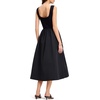image:imagekate spade new york Womens Mixed Media Midi DressBlack