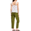 image:imagekate spade new york Womens Painterly Bouquet Tiered TopDiamond BlueFresh White