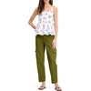 image:imagekate spade new york Womens Painterly Bouquet Tiered TopDiamond BlueFresh White