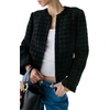 image:imagekate spade new york Womens Plaza Tweed JacketBlack