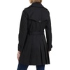 image:imagekate spade new york Womens Pleated Back Trench CoatBlack