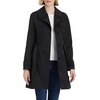 image:imagekate spade new york Womens Pleated Back Trench CoatBlack