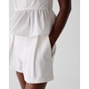 image:imagekate spade new york Womens Pleated Shorts with BeltFresh White