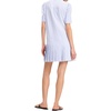 image:imagekate spade new york Womens Seersucker Pleated Shirt DressDiamond BlueFresh White