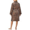 image:imagekate spade new york Womens Shawl Collar Plush Robe Chenille Plush Belt Tie Closure Long Sleeves 42 Length Soft amp CozyClassic Leopard