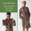 image:imagekate spade new york Womens Shawl Collar Plush Robe Chenille Plush Belt Tie Closure Long Sleeves 42 Length Soft amp CozyRed Dream Dot