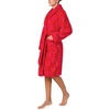 image:imagekate spade new york Womens Shawl Collar Plush Robe Chenille Plush Belt Tie Closure Long Sleeves 42 Length Soft amp CozySpade Flower