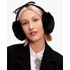 image:imagekate spade new york Womens Shoelace Bow Earmuffs Winter Fashion Accessory for WomenBlack
