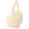 image:imagekate spade new york Womens Shoelace Bow Earmuffs Winter Fashion Accessory for WomenFrench Cream