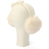 image:imagekate spade new york Womens Shoelace Bow Earmuffs Winter Fashion Accessory for WomenFrench Cream