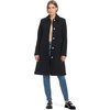 image:imagekate spade new york Womens Single Breasted Soft Wool Blend Midlength Walker CoatBlack