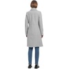 image:imagekate spade new york Womens Single Breasted Soft Wool Blend Midlength Walker CoatSoft Grey