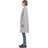 image:imagekate spade new york Womens Single Breasted Soft Wool Blend Midlength Walker CoatSoft Grey