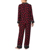 image:imagekate spade new york Womens Sleepwear amp Loungewear  Lightweight Charmeuse Long Sleeve Button Down Pajama Shirt amp Pants SetCupid Hearts