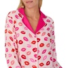 image:imagekate spade new york Womens Sleepwear amp Loungewear  Lightweight Charmeuse Long Sleeve Button Down Pajama Shirt amp Pants SetNapkin Kiss