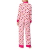 image:imagekate spade new york Womens Sleepwear amp Loungewear  Lightweight Charmeuse Long Sleeve Button Down Pajama Shirt amp Pants SetNapkin Kiss