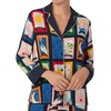 image:imagekate spade new york Womens Sleepwear amp Loungewear  Lightweight Charmeuse Long Sleeve Button Down Pajama Shirt amp Pants SetTarot Cards