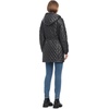 image:imagekate spade new york Womens Water Resistant Quilted Hooded Jacket With Adjustable WaistBlack
