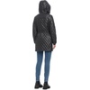 image:imagekate spade new york Womens Water Resistant Quilted Hooded Jacket With Adjustable WaistBlack