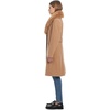 image:imagekate spade new york Womens Wool Blend Coat With Removable Faux Fur CollarCamel
