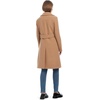 image:imagekate spade new york Womens Wool Blend Coat With Removable Faux Fur CollarCamel