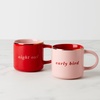 image:imagekate spade new york Yawn amp ZZZ Mugs Set of 2 BlackEarly BirdNight Owl