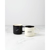 image:imagekate spade new york Yawn amp ZZZ Mugs Set of 2 BlackYawnZzz