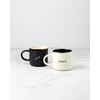 image:imagekate spade new york Yawn amp ZZZ Mugs Set of 2 BlackYawnZzz