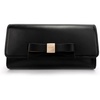 image:imageAllSaints Womens Leather Bow Belt Bag Removable Zip Pouch for HandsFree Carrying amp TravelBlack