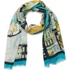 image:imageKate Spade Womens NYC Map Oblong Scarf Stylish Fashion Accessory for Women