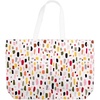 image:imagekate spade new york Canvas Tote Bag for Women Cute Bag for Work Teacher Beach Book Tote with PocketPainterly Strokes