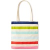 image:imagekate spade new york Canvas Tote Bag with Interior Pocket Candy Stripe