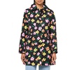 image:imagekate spade new york Hooded ALine Raincoat with Removable Hood Spring Pansies Large