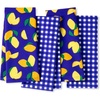 image:imagekate spade new york Hot Hot Hot Peppers and Spring Time Dot Kitchen Towels 4Pack Set Absorbent 100 Cotton RedPink 17x28Navy BlueYellow