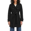 image:imagekate spade new york Mid Length Double Breasted Trench CoatBlack