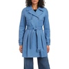 image:imagekate spade new york Mid Length Double Breasted Trench CoatPrinted Denim