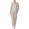 image:imagekate spade new york Pajamas for Women 2 Piece Set Comfy Modal Classic 34 Sleeve Notch Collar Button Top amp PantsBreezy Dot