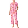 image:imagekate spade new york Short Sleeve Cropped PJ SetPink Print