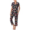 Black Ground Floral