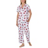 image:imagekate spade new york Short Sleeve Cropped Pant PJ SetCrab and Lobster Toss