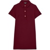 image:imagekate spade new york Womens Crepe Polo Mini Shift Dress with Gold ButtonsRoasted Pomegranate