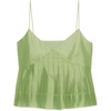 image:imagekate spade new york Womens Crinkled Organza CamiVenus Green